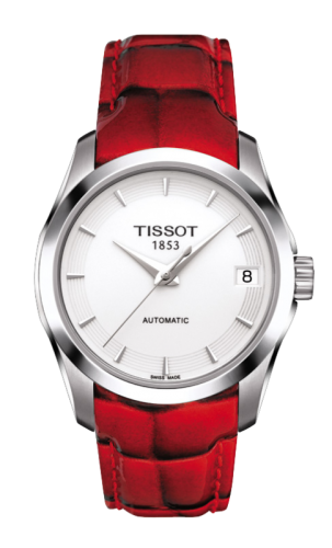 Tissot Couturier Automatic Ladies Red